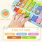 Multi-Color 3-in-1 Electronic Piano Xylophone Game Drum Set Ideal Gift for Kids
